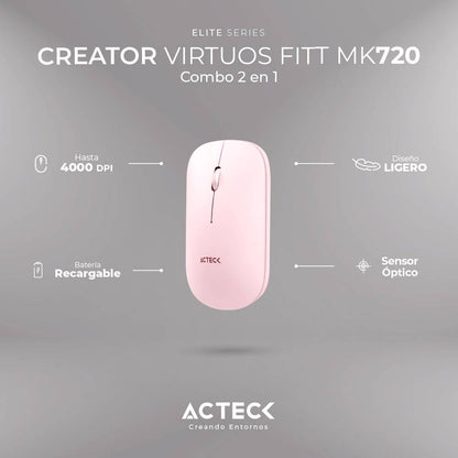 Kit teclado y mouse ACTECK MK720