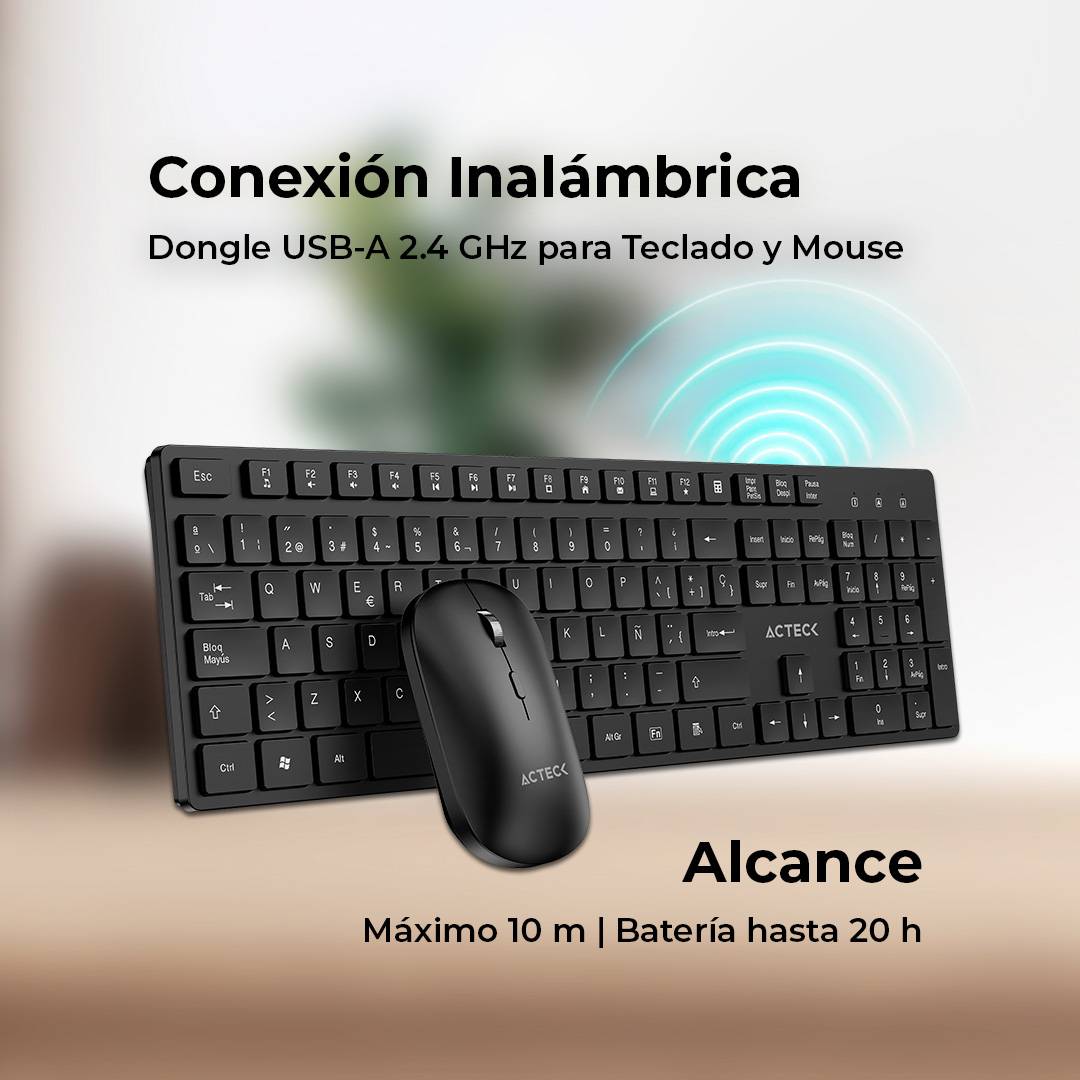 Kits para Teclado y Mouse ACTECK CREATOR VANTAGE  AERO MK555