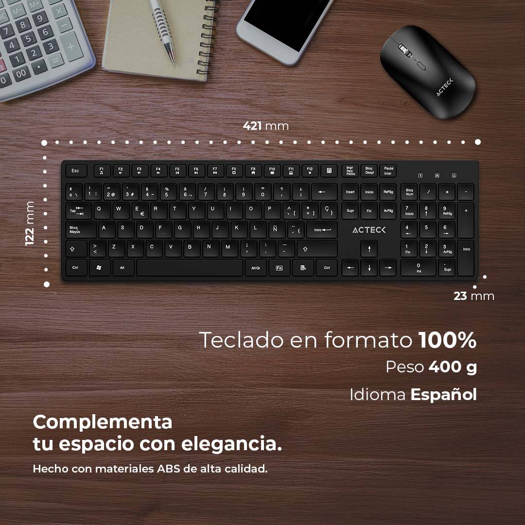Kits para Teclado y Mouse ACTECK CREATOR VANTAGE  AERO MK555