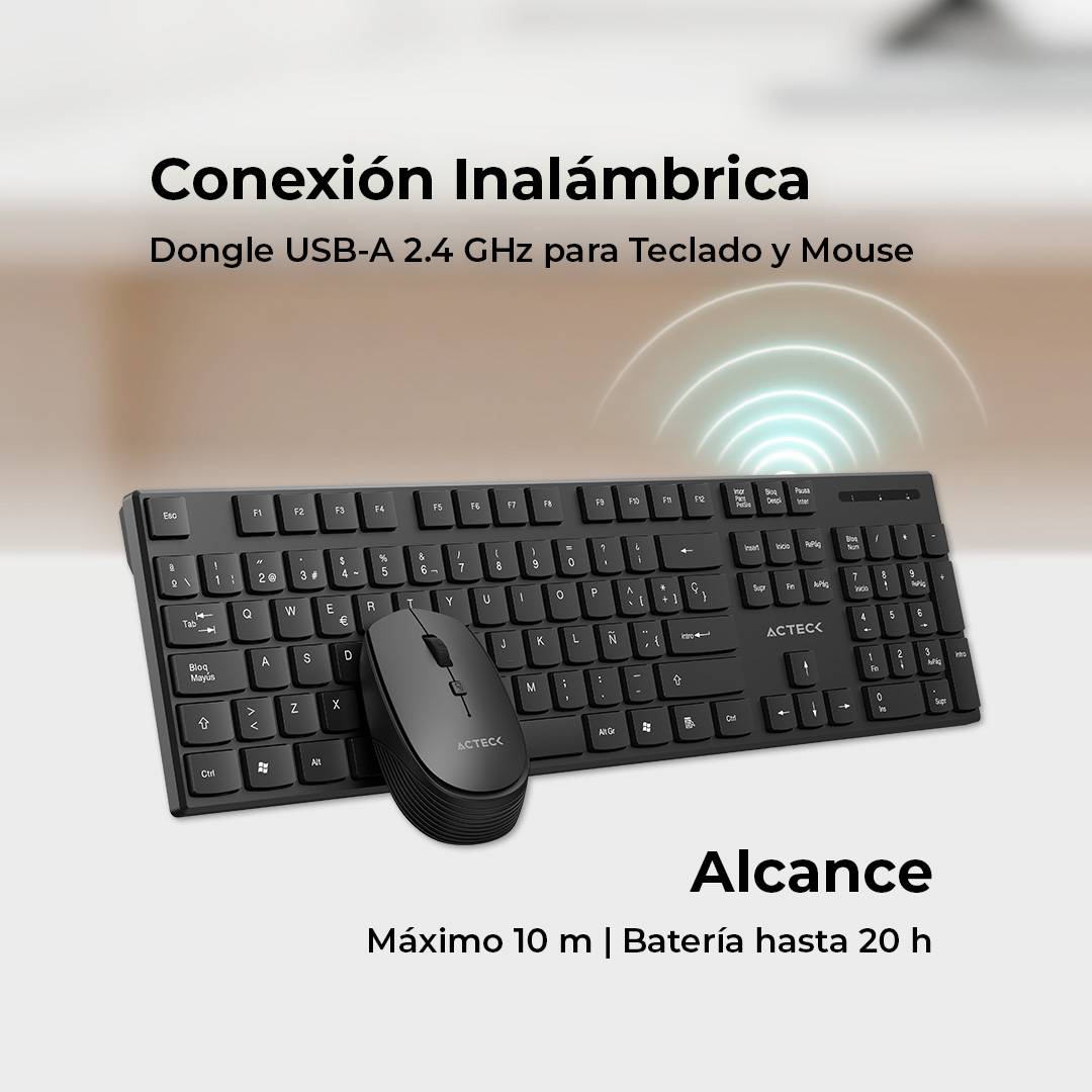 Kits para Teclado y Mouse ACTECK CREATOR VANTAGE PRIME MK555
