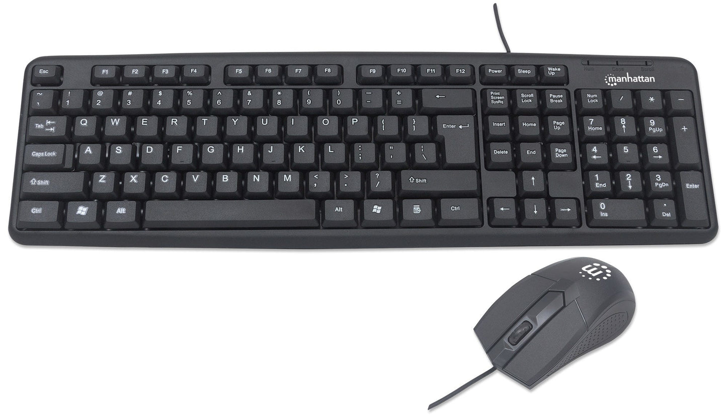 Kit de mouse y teclado MANHATTAN 178464