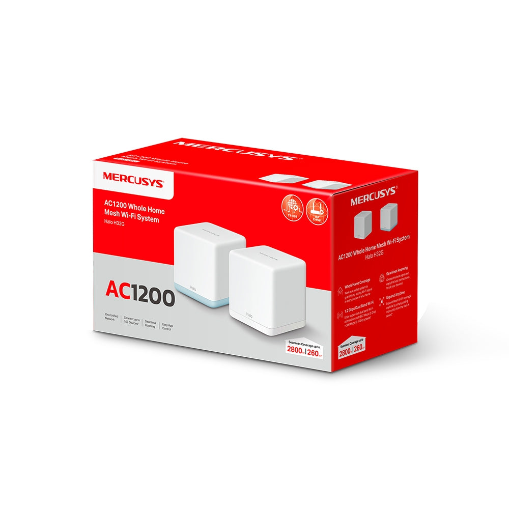 Extensores de Red MERCUSYS Halo H32G(2-pack)