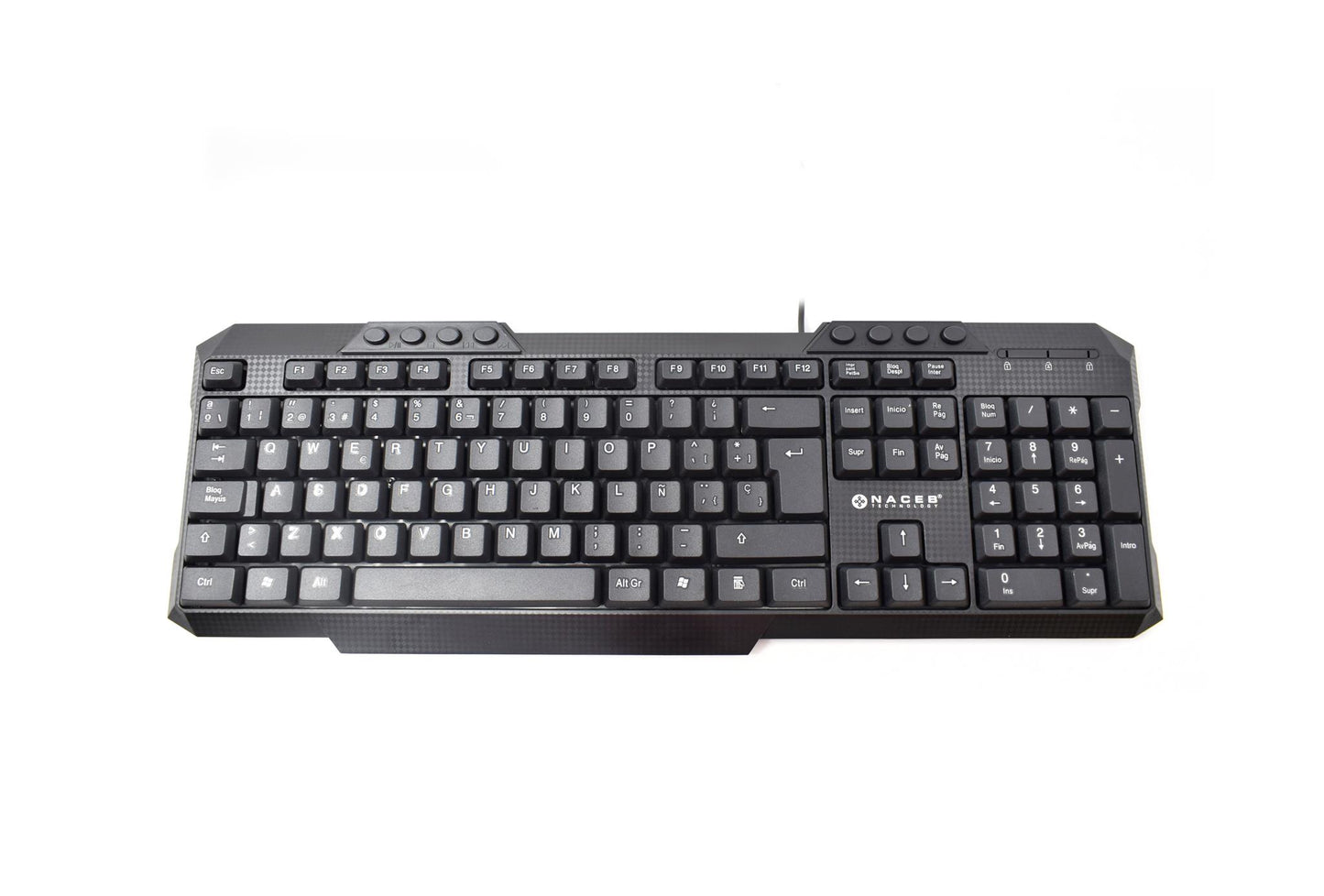 Kit de Teclado y Mouse Naceb Technology NA-618