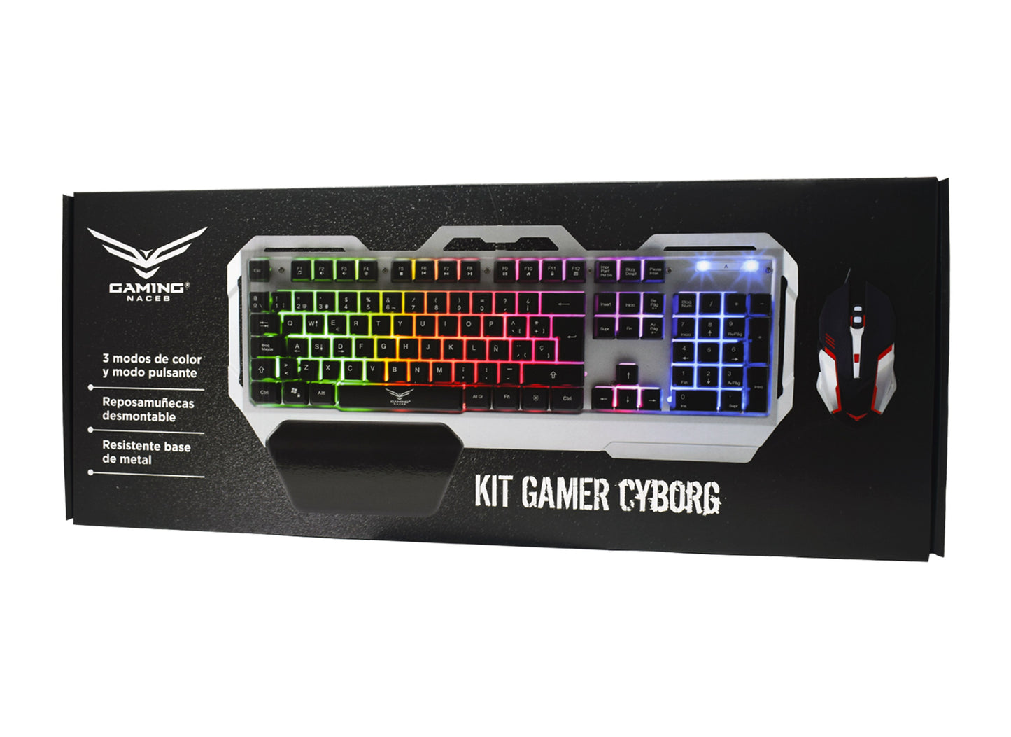 Kit de Teclado y Mouse Gaming Naceb Technology NA-0911