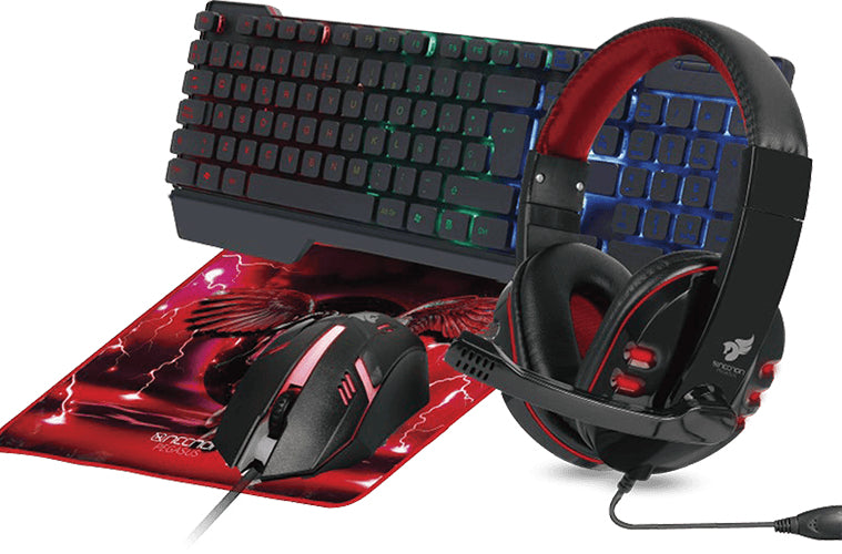 Kit Gaming 4 en 1  NECNON NGC-PEGASUS