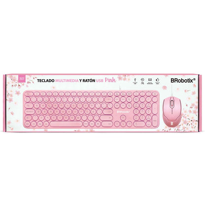 Combo Teclado y Mouse  BROBOTIX 6001196