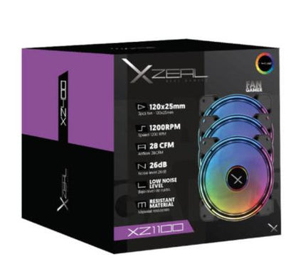 Kit de Ventiladores  Xzeal XZVE100B