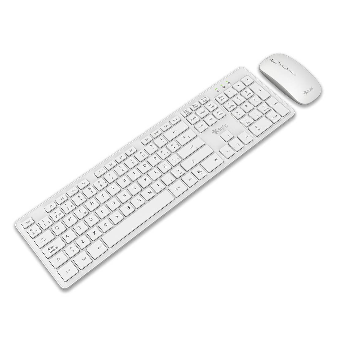 Kit para Teclado y Mouse Stylos STPKTM5W