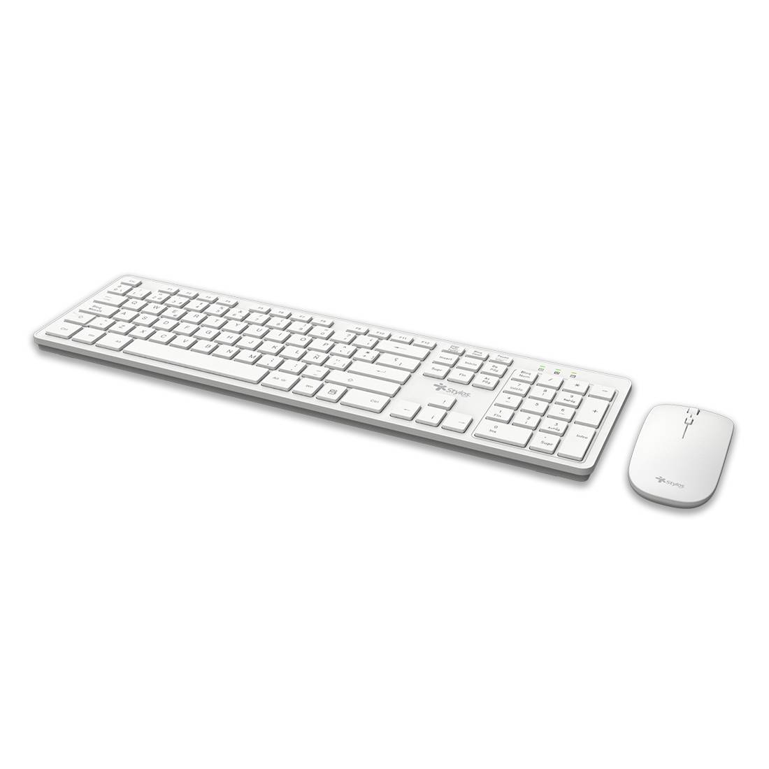 Kit para Teclado y Mouse Stylos STPKTM5W