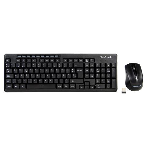 Kit de Teclado y Mouse TECHZONE TZ16COMB01-INA