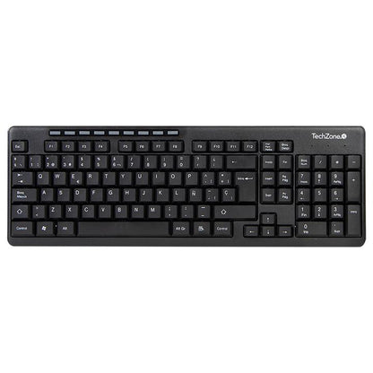 Kit de Teclado y Mouse TECHZONE TZ16COMB01-INA