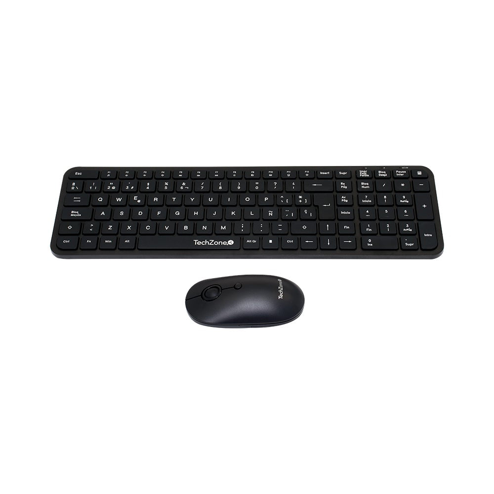 Kit Teclado y Mouse Inalámbrico TECHZONE TZCOMBINA05