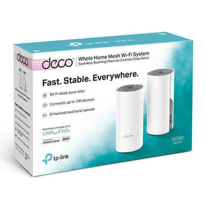 KIT Sistema MESH Wifi TP-LINK Deco E4(2-Pack)