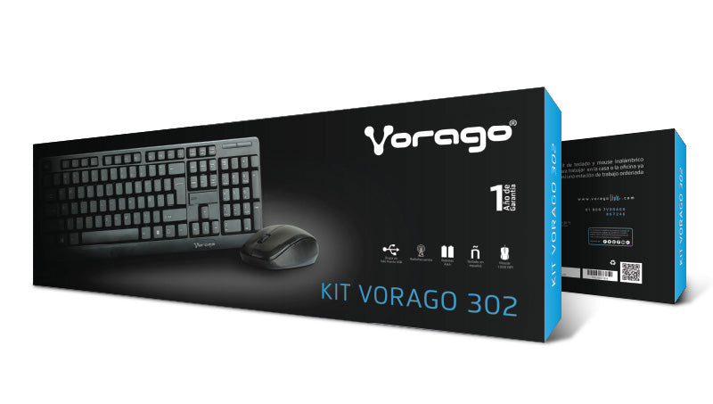 Kit de Teclado y Mouse VORAGO -