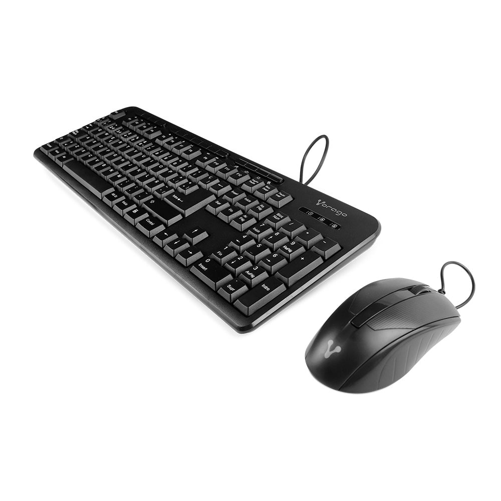 Kit de Teclado y Mouse VORAGO KM-107