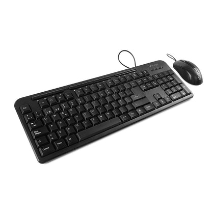 Kit de Teclado y Mouse VORAGO KM-107