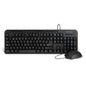 Kit de Teclado y Mouse VORAGO KM-107