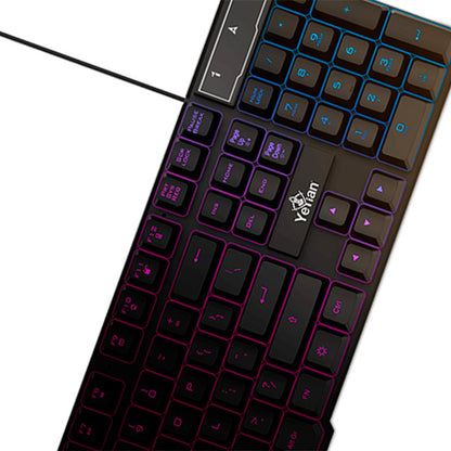 Kit Gamer Teclado, Mouse, Headseat y Mousepad Yeyian YKH-20707