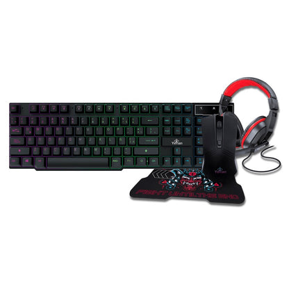 Kit Gamer Teclado, Mouse, Headseat y Mousepad Yeyian YKH-20707