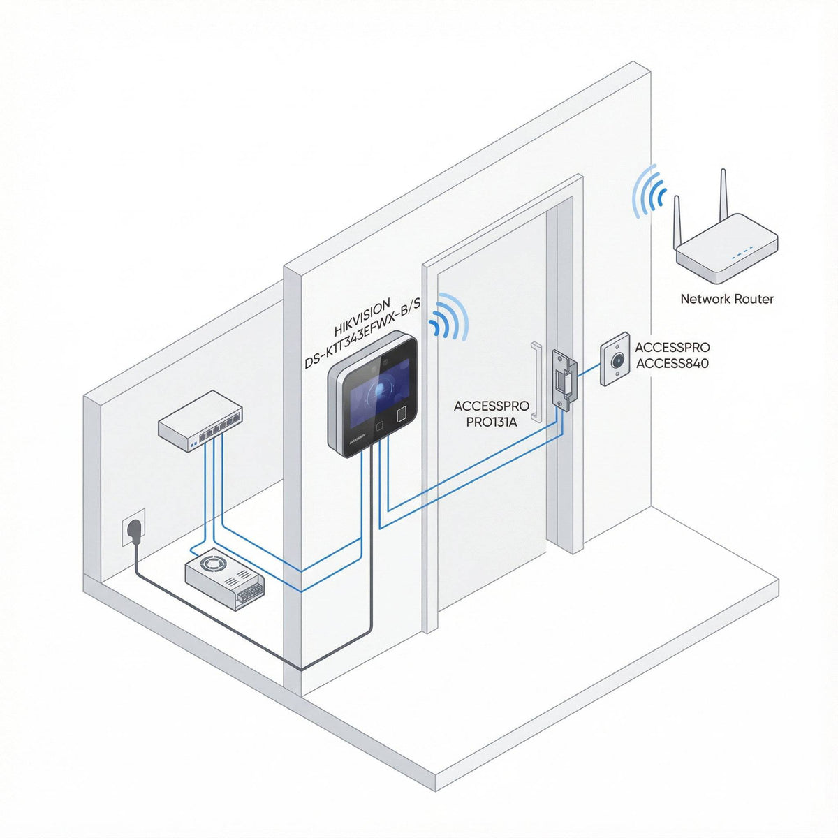 Control de Acceso HIKVISION DS-K1T343EFWX-B