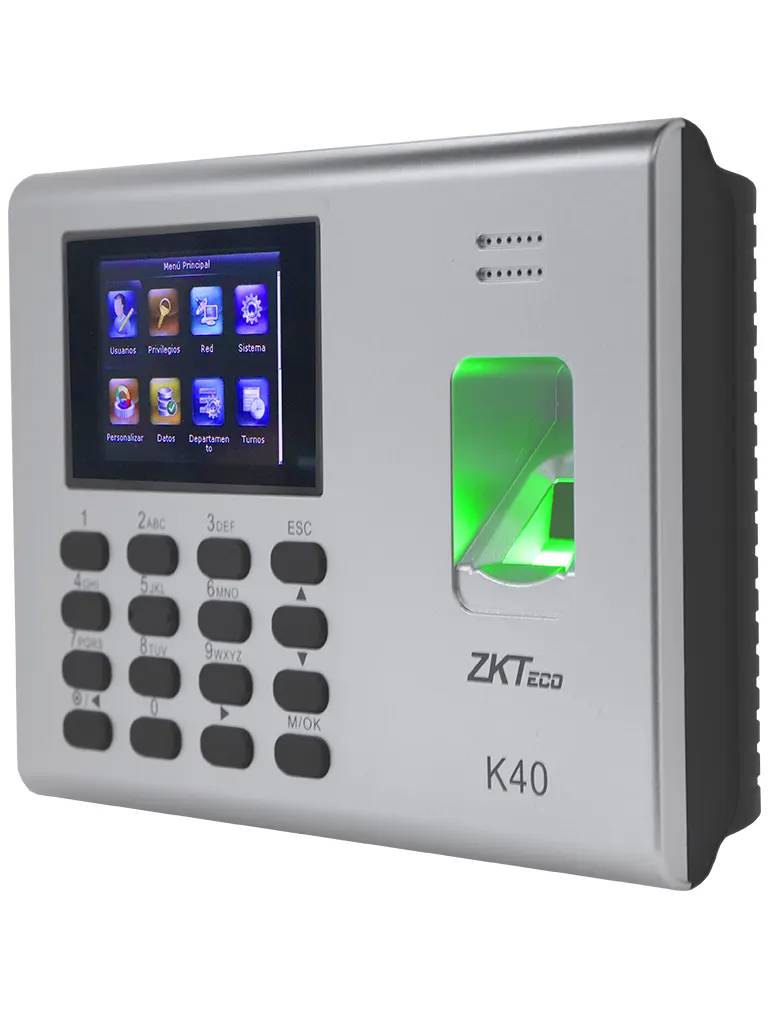 Control de Tiempo y Asistencia ZK TECO ZK -K40