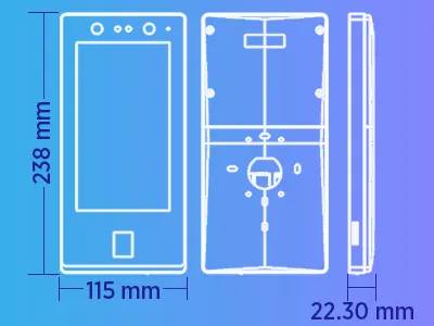 Control de Acceso ZK TECO SENSEFACE 7A