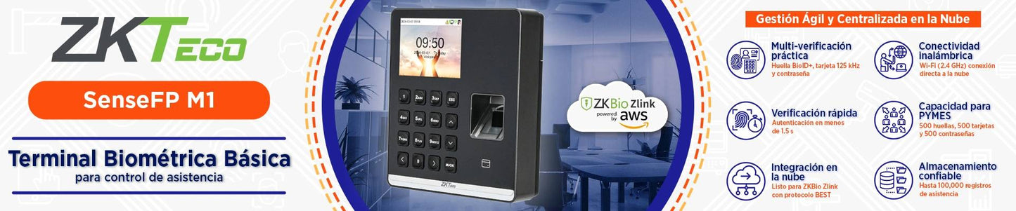 Control de Acceso ZK TECO SENSEFP M1