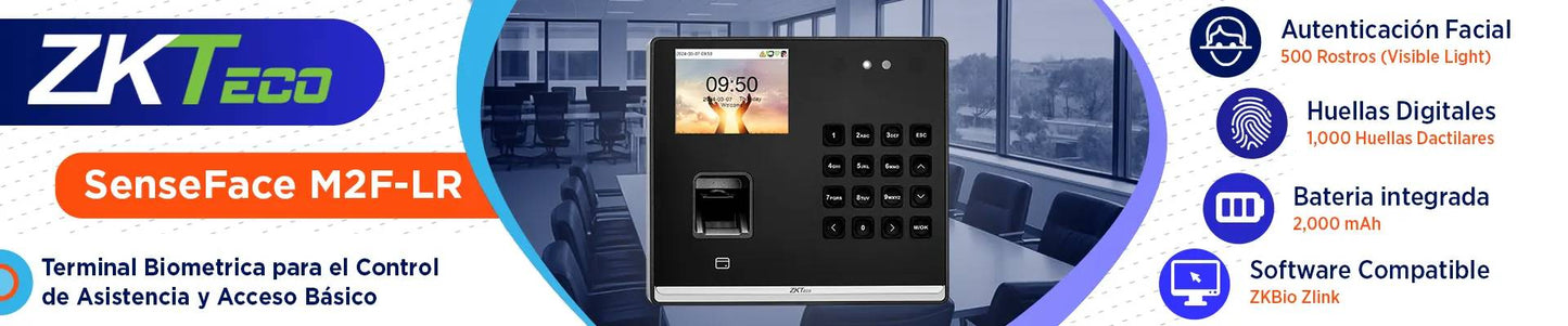Control de Acceso ZK TECO SENSEFACEM2FLR