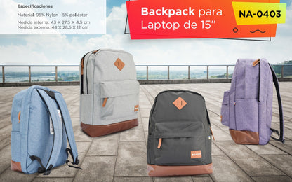 Mochila 15 Naceb Technology NA-0403G