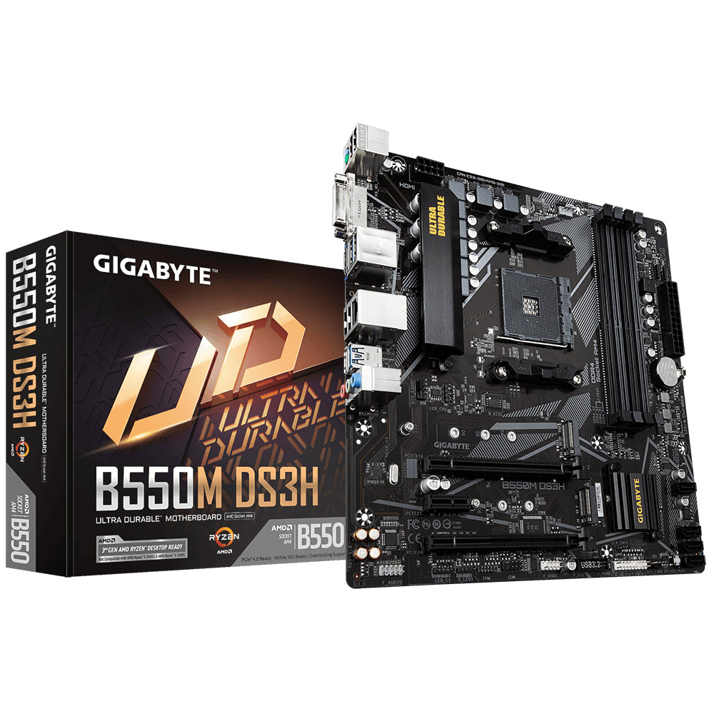 Motherboards GIGABYTE MB GIGABYTE B550M DS3H AC