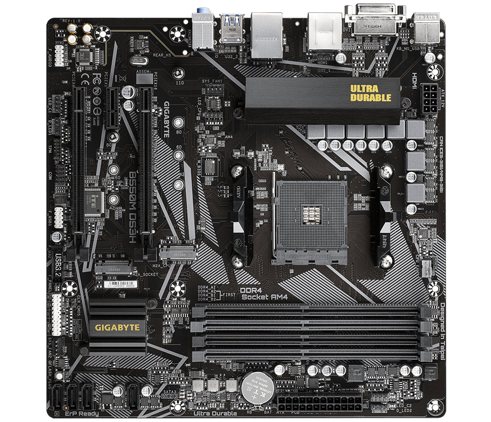 Motherboards GIGABYTE MB GIGABYTE B550M DS3H AC