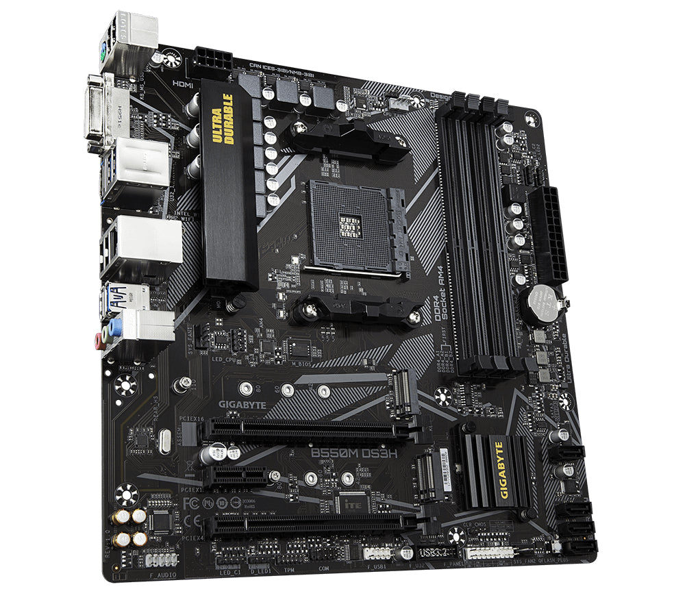 Motherboards GIGABYTE MB GIGABYTE B550M DS3H AC
