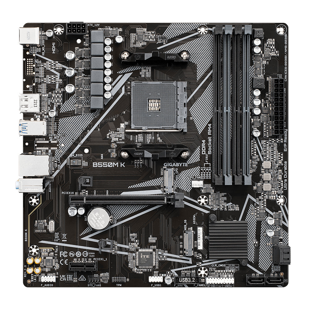 Motherboards GIGABYTE MB GIGABYTE B550M K