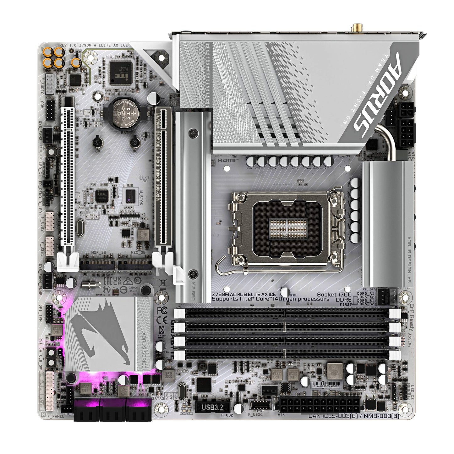 Motherboard GIGABYTE Z790M A ELITE AX ICE