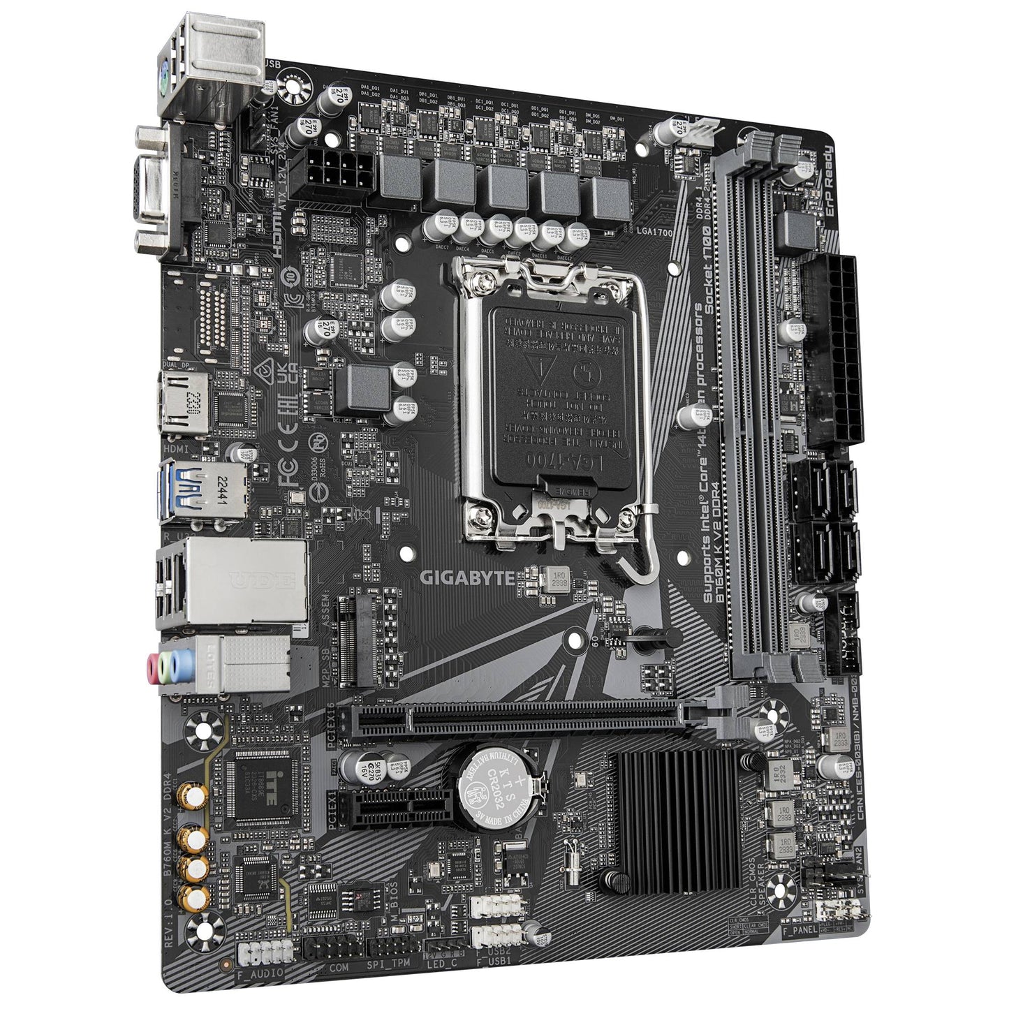 Motherboards GIGABYTE B760M K V2 DDR4