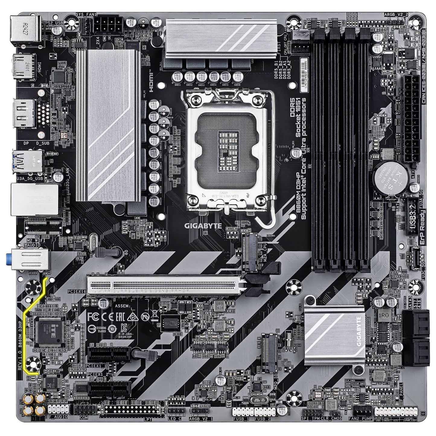 Motherboards GIGABYTE B860M D3HP