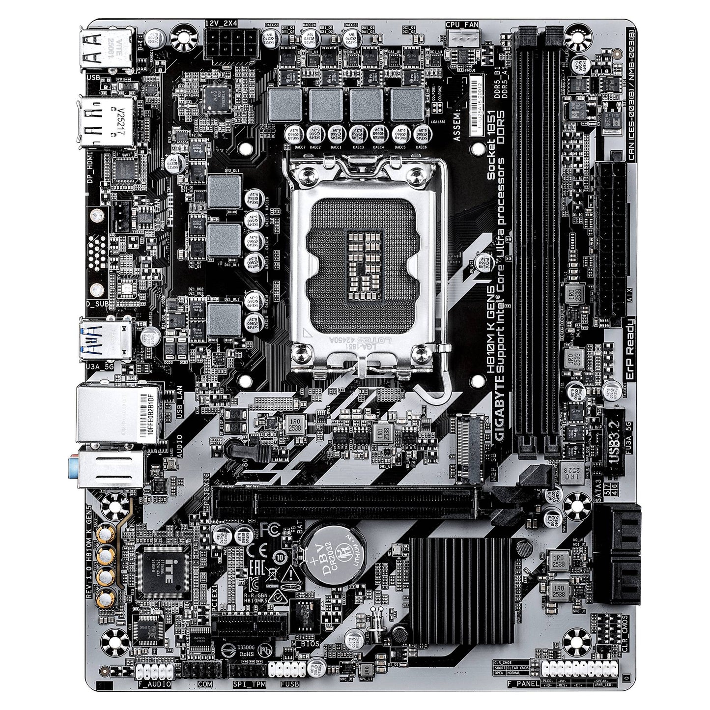 Motherboard GIGABYTE H810M K GEN5