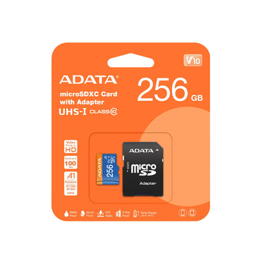 Micro SD 256GB Class 10 ADATA PREMIER (A1 V10)