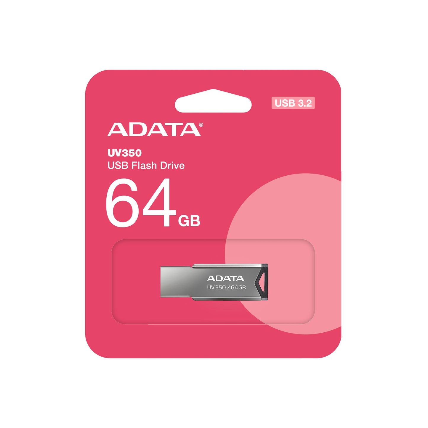Memoria USB ADATA AUV350-64G-RBK