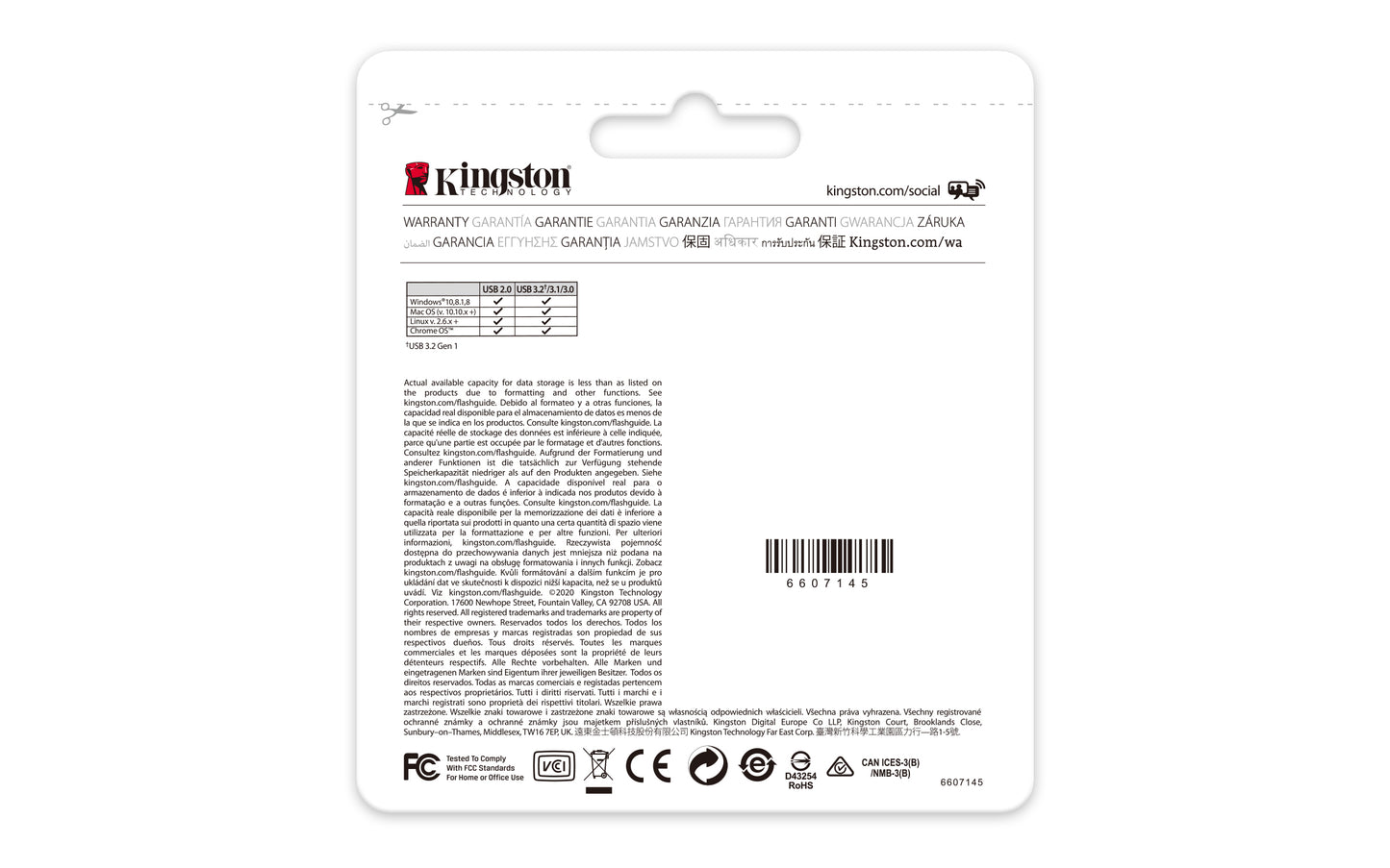 Memoria USB Kingston Technology DATATRAVELER 70
