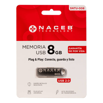 Memoria USB Naceb Technology DHI-USB-U106-20-8GB