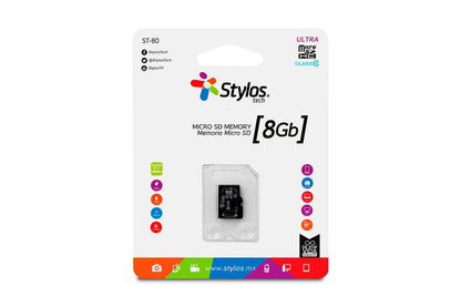 Memoria Micro SD 8GB Stylos  STMSDS1B