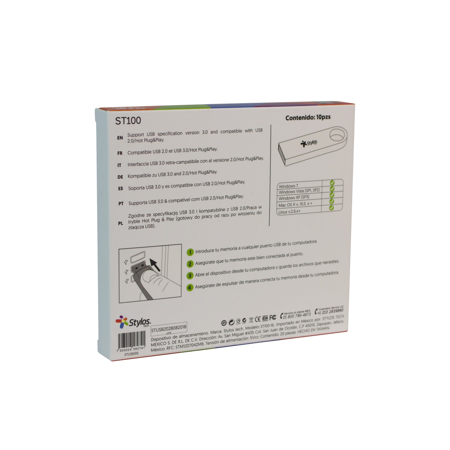 Memoria RAM Stylos STUSB1016