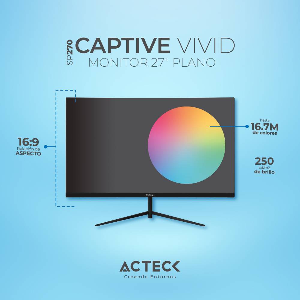 Monitores ACTECK CAPTIVE VIVI II SP270