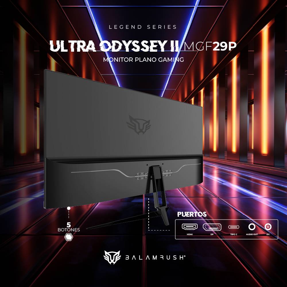 Monitor Gaming Balam Rush MGF29P