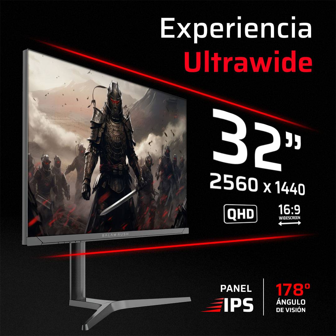 Monitores Gaming Balam Rush MXT32P
