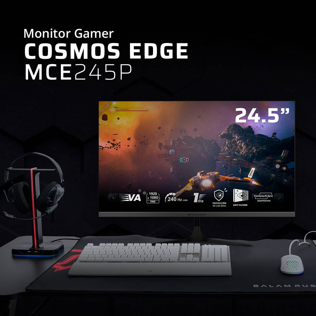 Monitores Gaming Balam Rush COSMOS EDGE MCE245P