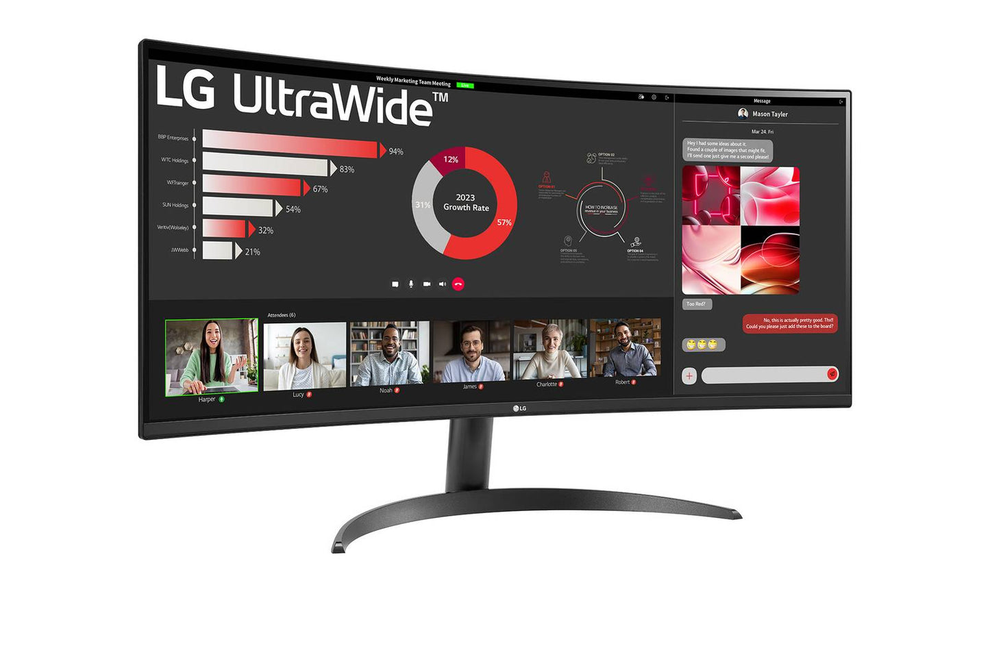 Monitores LG 34WR50QK