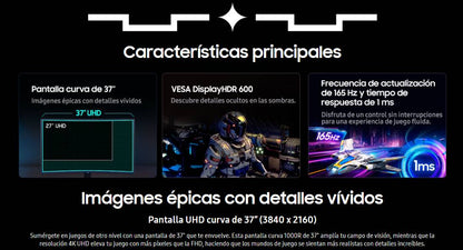 Monitores Gaming SAMSUNG LS37FG750ELXZX