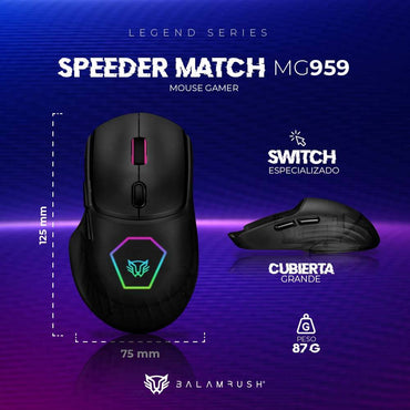 Mouse Gamer Balam Rush MG959